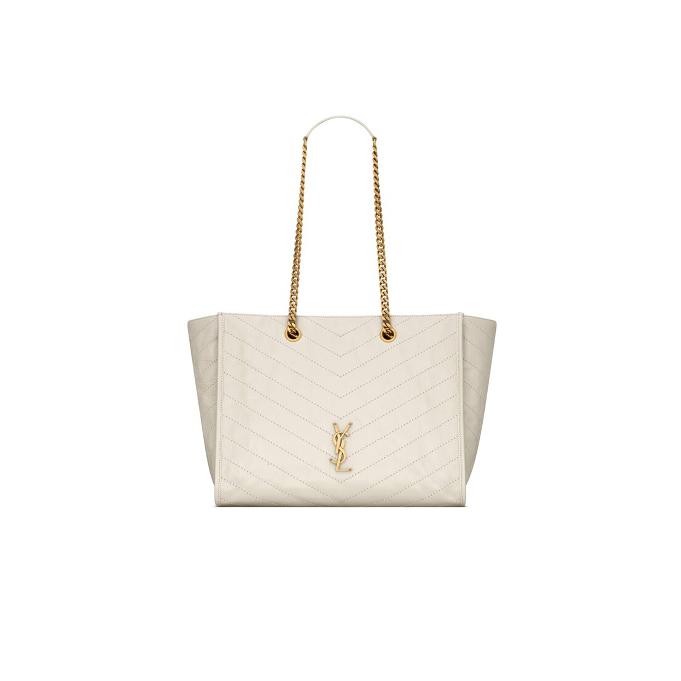 YSL NIKI SHOPPING IN VINTAGE LEATHER 871151 (33*27*14cm)